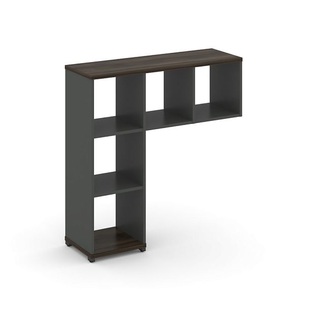 Concept Надставка низкая CN.NN-001 Дуб Мали/Антрацит/Металл Антрацит 1099*365*1130 - Вид 1