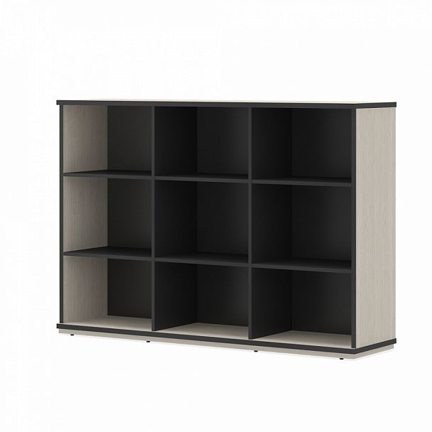 Стеллаж 3-хсекционный "Сенатор" ПК-СЕ-СЖ3С123х177/Г-В1-30 дуб альпийский - Вид 1