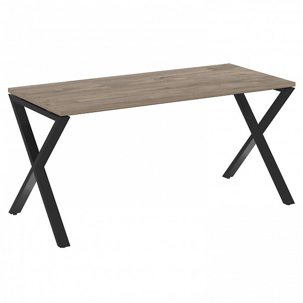 Стол рабочий "Loft" VR.L-SRX-4.7 тиквуд темный/черный - Вид 1