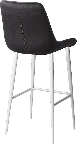 Комплект барных поворотных стульев Эйден, черный H75/белый, 4 шт. - Вид 5