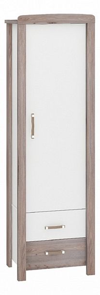 Шкаф для белья Бартоло ВТД-ГФ Белый/Нельсон - Вид 1