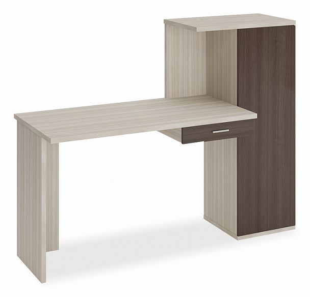 Стол письменный Домино Lite СКЛ-ПРЯМ120+ШК Карамель/Шамони - Вид 1