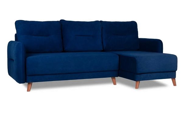 Диван 3-х местный FOLDE ottoman синий - Вид 3