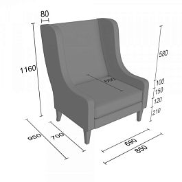 (dol-k) Кресло Долфи - Фото предпросмотра