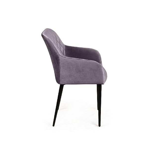 Стул с подлокотниками Robert, бархат серый 27 - Вид 3