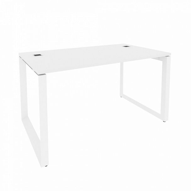 Стол рабочий руководителя на О-образном м/к "ONIX DIRECT LUX" M-O.MO-SRR-3.8 белый - Вид 1