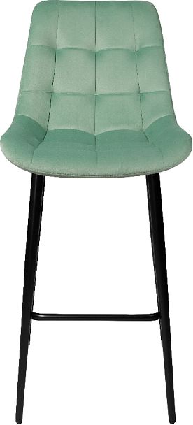 Комплект барных поворотных стульев Эйден, Confetti aquamarine/черный, 2 шт. - Вид 3