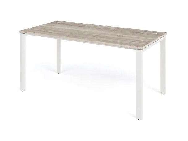TANDEM RTD068-MK-160-MA Стол прямой на металлокаркасе ун-й 1600х800х750 Дуб Маувелла/Белый - Вид 1