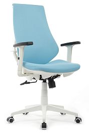 Кресло Xpress CX1361М Белый Пластик/Синий - Фото предпросмотра