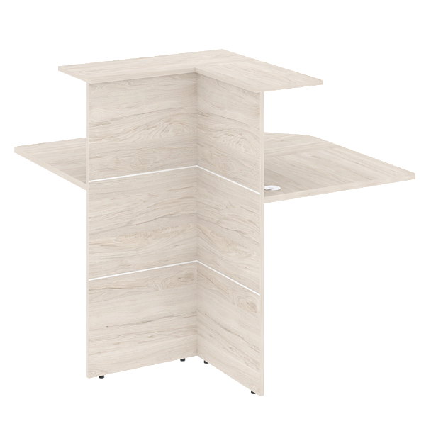 Onix Модуль угловой внутренний высокий левый O.R-MU.VNU (L) Денвер светлый 1195*1195*1160 - Вид 1