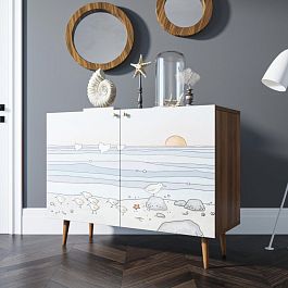 Комод Berber две дверки 10 принт арт BB04/Print_10 - Фото предпросмотра