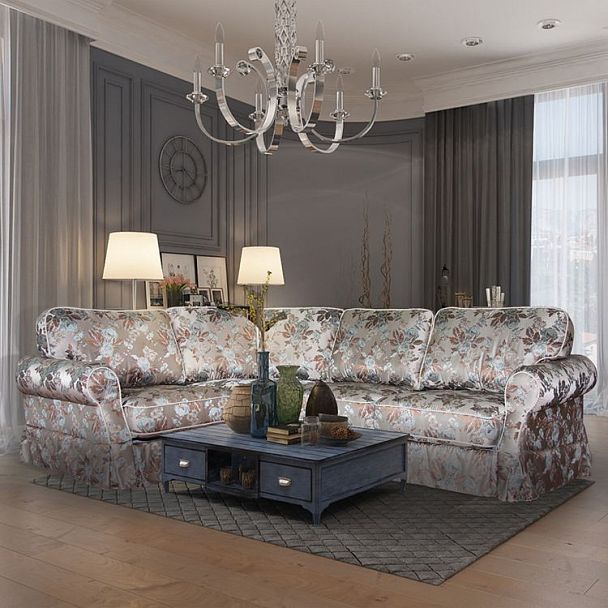 Диван угловой "Элегия 7" модульный - Вид 1