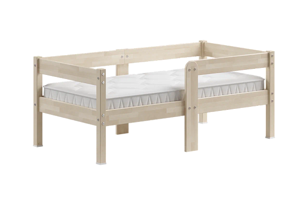 Кровать Легос компакт 700х1400, цвет натуральный, без ящиков - Вид 1