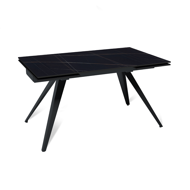 Стол раскладной Asti (140+40+40), керамика матовая Blackgold - Вид 1