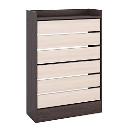 Ямайка Обувница ЯПТ-2 (700*1026*270) венге/дуб молочный - Фото предпросмотра