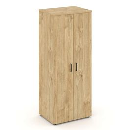 Стайл Проджект Гардероб широкий глубокий SN.GB-004 Тиквуд Светлый/Черный Ручки 796*600*1982 - Фото предпросмотра