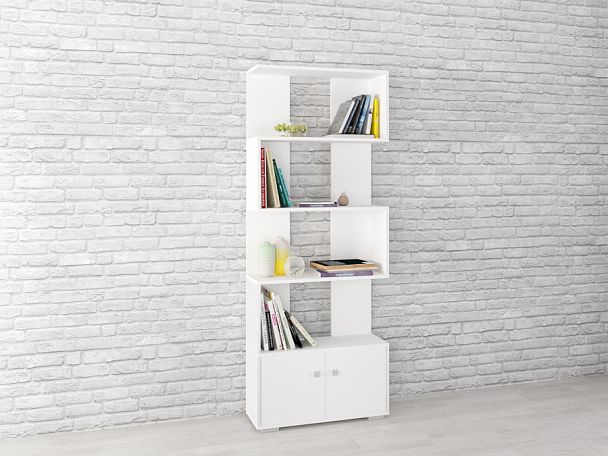 Стеллаж Ромео-2 (1800х700х250) белый - Вид 1