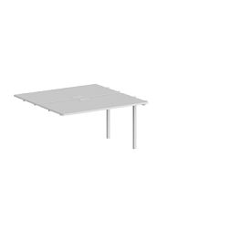 Секция  раб. станции Sigma 3200х1638х750 / профиль: 40х40 белый; столешница: белый - Фото предпросмотра