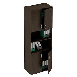 Шкаф для документов Формула ФР 374 венге темный - Фото предпросмотра