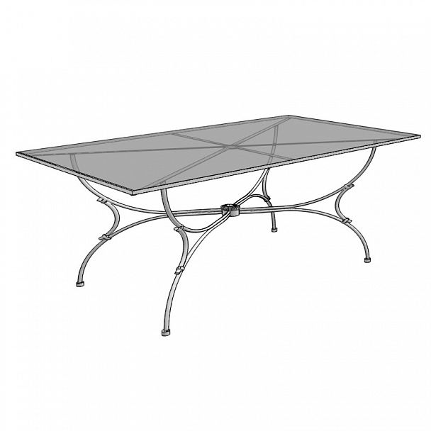 Стол прямоугольный "Прованс" 2000 - Вид 2