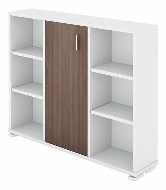 Тумба комбинированная Домино ПУ-60-2 Белый/Шамони - Вид 1