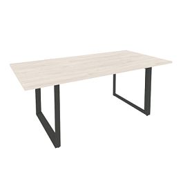 Onix Direct Стол переговорный на О-образном м/к O.MO-PRG-19 Денвер светлый/Антрацит металл 1980*980*750 - Фото предпросмотра