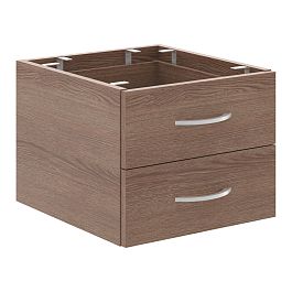 Тумба подвесная с 2-мя ящиками СРС-2V.1 Ясень Шимо 407х448х325 IMAGO PLUS - Фото предпросмотра