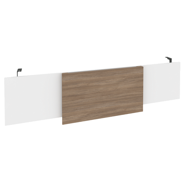 Onix Direct Царга стола руководителя O.M-CSR-6 Белый бриллиант/Дуб аризона/Антрацит металл 1740*450*54 - Вид 1