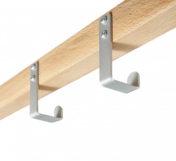 Вешалка Sheffilton Альберо SHT-WH4 прозрачный лак/алюм.мет - Вид 4