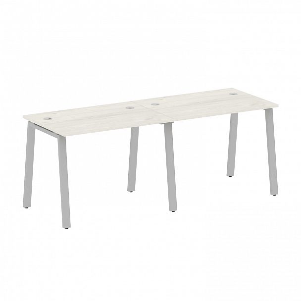 Рабочая станция "Metal System" БА.СМ-2.1 дуб наварра/серый - Вид 1