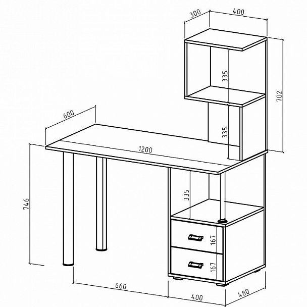 Стол компьютерный Имидж-70 - Вид 2