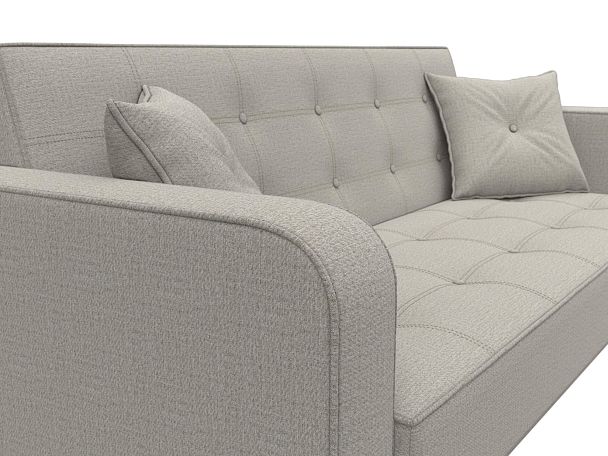 Диван-книжка Тур Рогожка бежевый - Вид 4