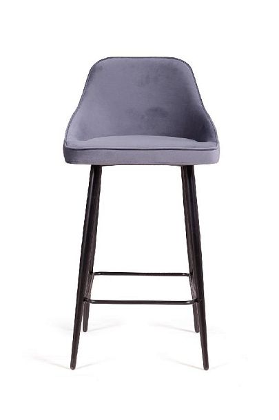 Стул полубарный Neo ромб, бархат серый 27 - Вид 2