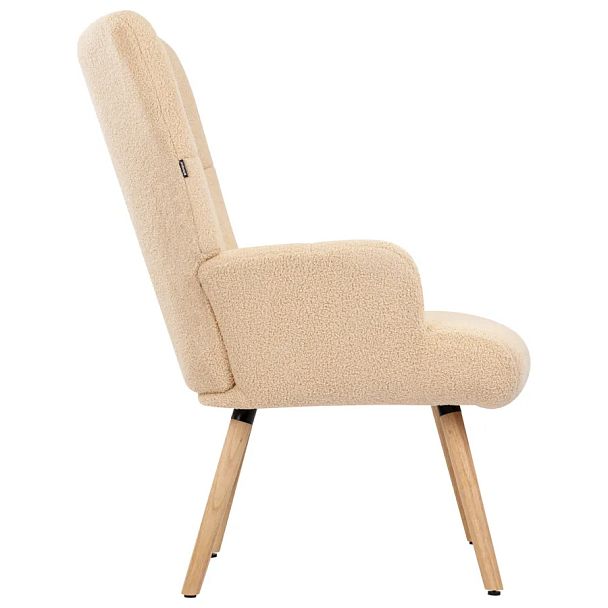 Кресло BRABIX "Soft LC-305", фактурная ткань букле (экомех), кремовое, 533146 - Вид 6