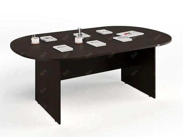 UNITY PКС-12/20 ВЕНГЕ Конференц стол овальный Универсальный 2000х1200х750 - Вид 3