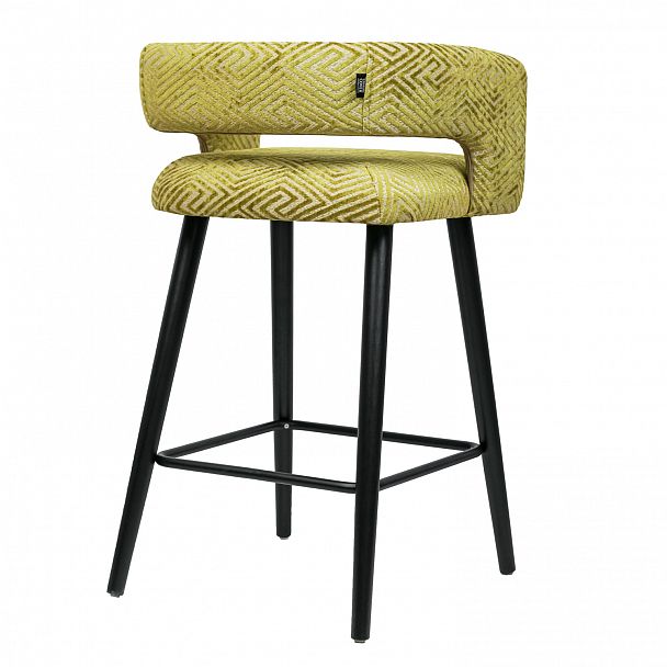 Стул полубарный Mars, оливковый шенилл - Вид 5