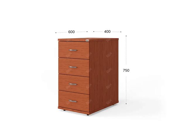 UNITY PТ2 ОРЕХ ИТАЛЬЯНСКИЙ Тумба с ящиками 400х600х750 - Вид 2