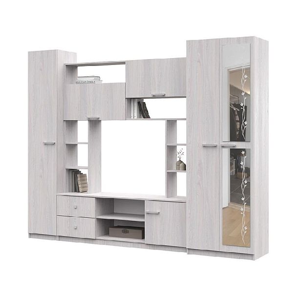 Гостиная Марта-М (Андрей 1)  ЛДСП анкор/анкор - Вид 1