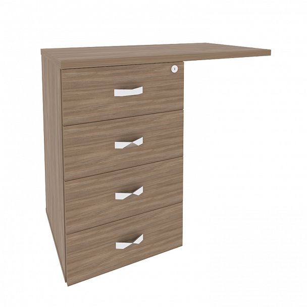 Тумба приставная "Onix" O.TPU-4 дуб аризона - Вид 1