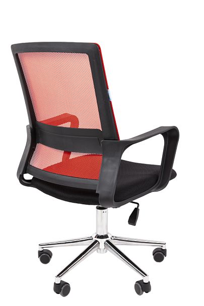 Офисное кресло Chairman 606 Россия TW красный хром - Вид 4