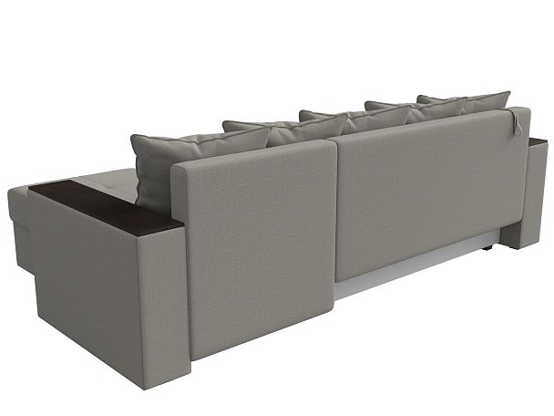 Диван угловой Дубай Лайт правый угол Рогожка бежевый - Вид 6