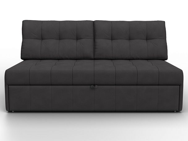 Диван прямой Лига-107 (160) Замша коричневый - Вид 2