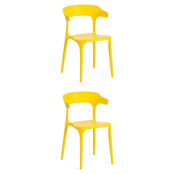Стул Тон/Ton (мод.PC33)/1 шт. в упаковке, пластик, желтый (Yellow Y-01) - Вид 10