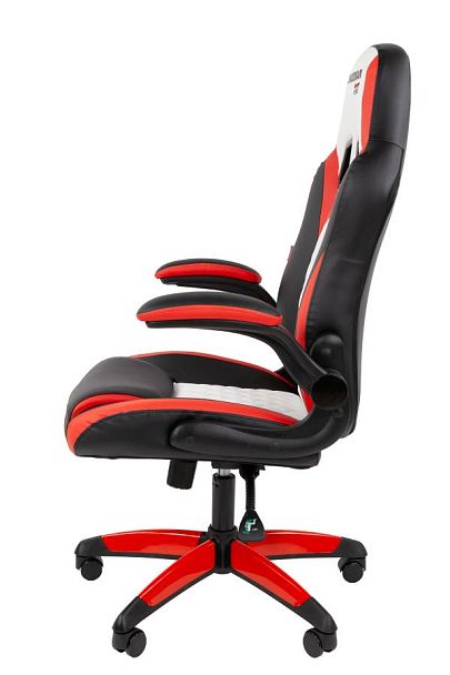 Кресло Chairman game 15 Россия экокожа черный/красный/белый - Вид 7