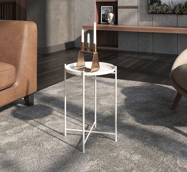 Столик журнальный Sheffilton SHT-CT8 белый муар - Вид 8