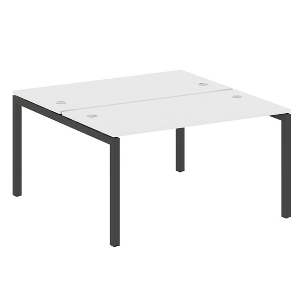 Metal System Quattro Р. ст. на П-образном м/к 50БП.РАС-СП-2.3 Белый/Антрацит металл 1400*1475*750 - Вид 1