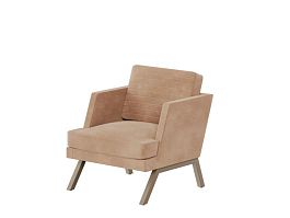 Aldo Кресло ALD-01L Timless 020/Металл Капучино 790*875*890 - Фото предпросмотра