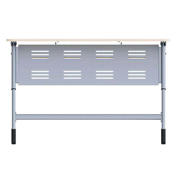 Парта Smart на плоскоовале 2М с РН (столеш. ЛДСП ЗУ, экран ПЭ), гр.4-6 - Вид 2