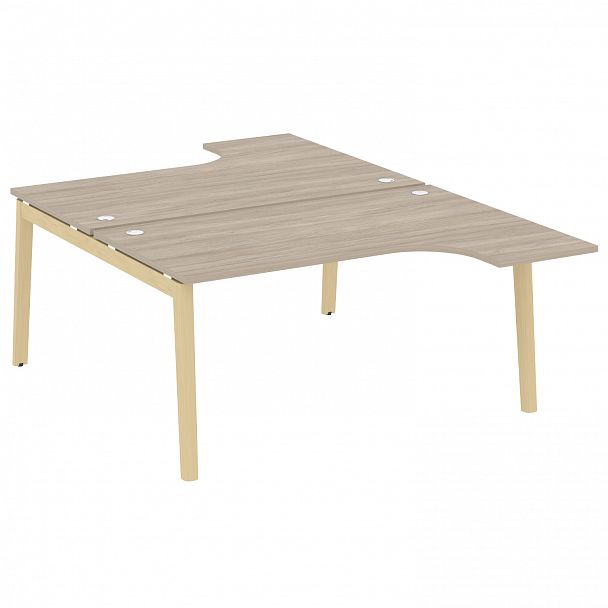 Рабочая станция "Onix wood" OW.D.SA-4 дуб аттик/дуб светлый - Вид 1