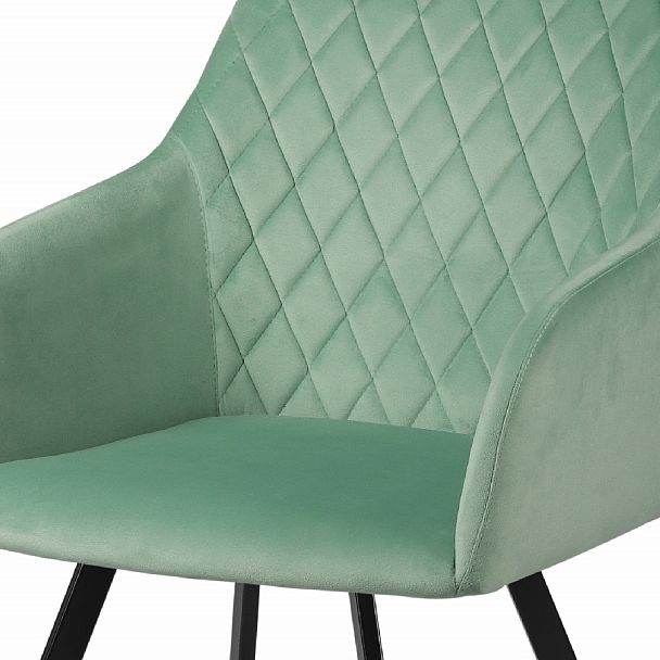 Комплект кресел Барли, Confetti aquamarine/черный, 2 шт. - Вид 6